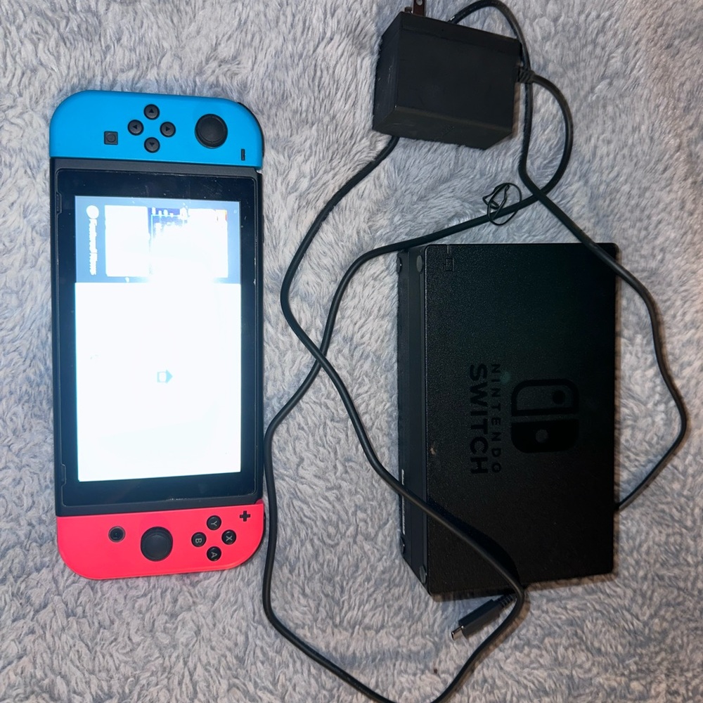 Almost brand new Nintendo switch console